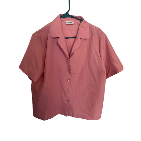 Vicki Wayne's Tops - Pink Vicky Wayne's Classy Button Up Shirt